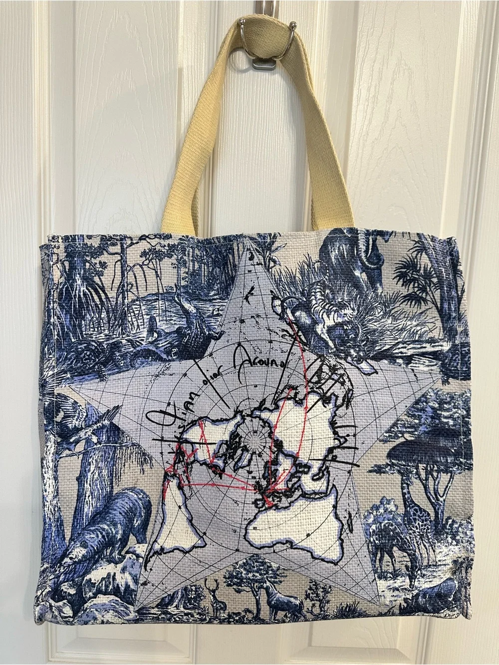 Christian Dior Beauty Around The World Promotional Tote Bag
